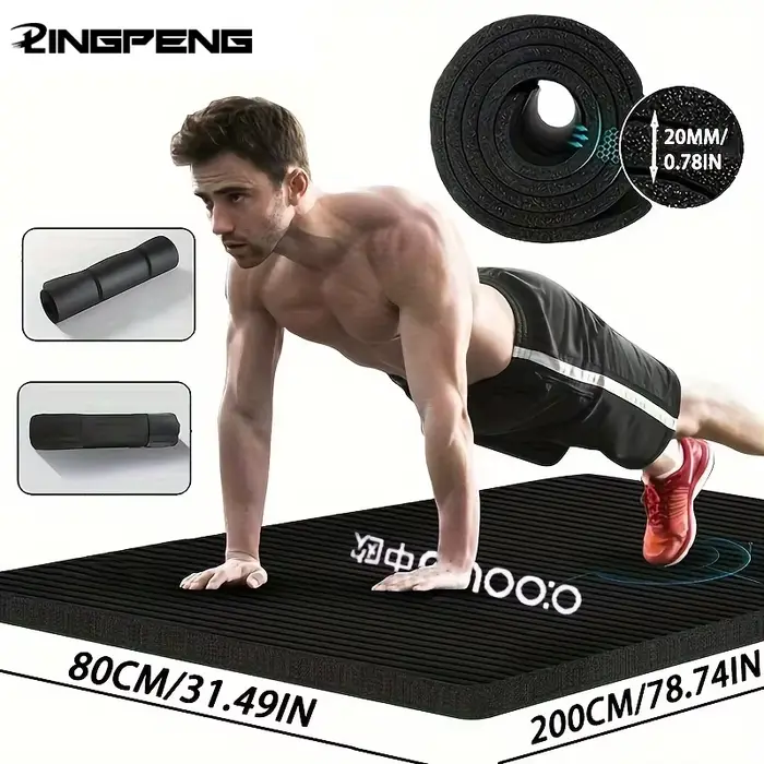 Tapis de yoga NBR épais de 15/20 mm