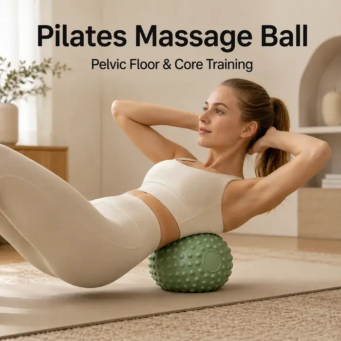 Ballon de yoga texturé 25 cm en PVC, ballon de Pilates pour l'entraînement de l'équilibre et du plancher pelvien, pour la salle de sport à domicile, fitness pour adultes débutants
