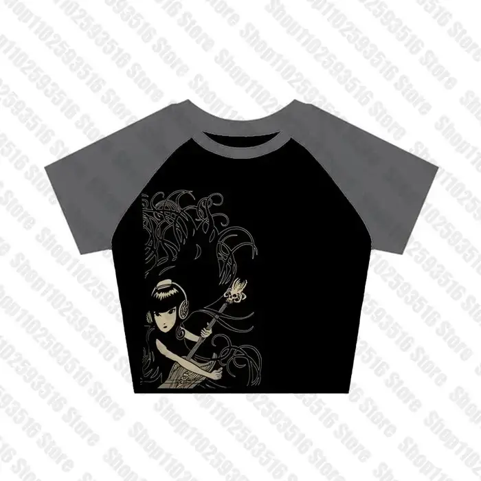 Économie vintage Anime Girl Emo pour femmes
