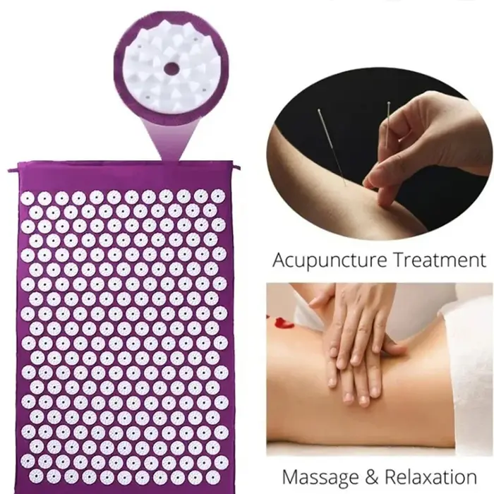 Tapis de massage par acupression de grande taille