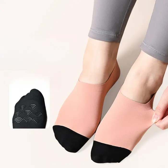 Chaussettes de yoga légères, couvre-chaussettes de Pilates, chaussettes antidérapantes professionnel