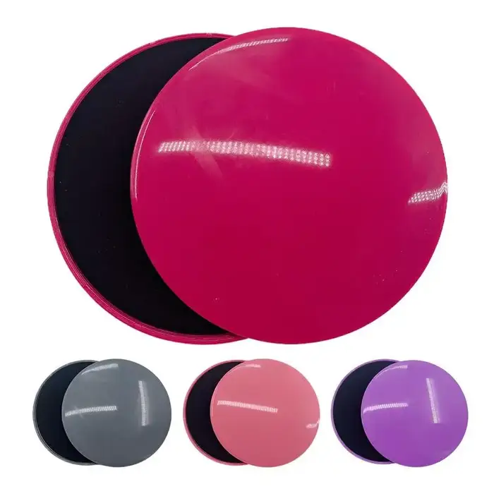 Pilates disques de glisse Fitness Core curseur 2 faces exercice plaque