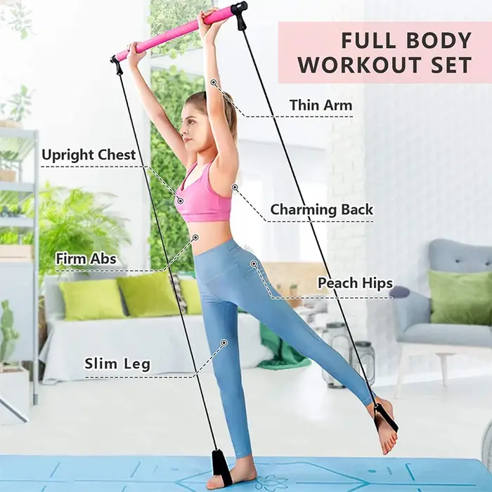 Barre d'épissure portable pour le yoga