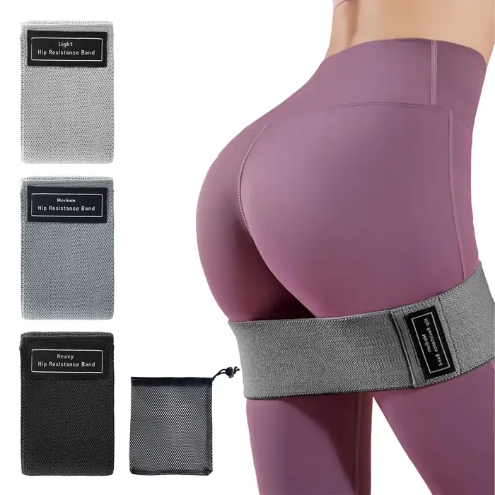Bandes de Résistance Élastiques en Tissu pour Fessiers et Cuisses