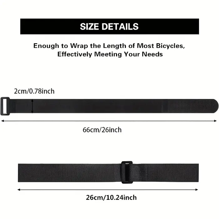 Sangles de fixation de roue de vélo, poignées antidérapantes en Gel résistant, conception réglable, sangles de support de roue de vélo pour porte-vélo, accessoires de cyclisme