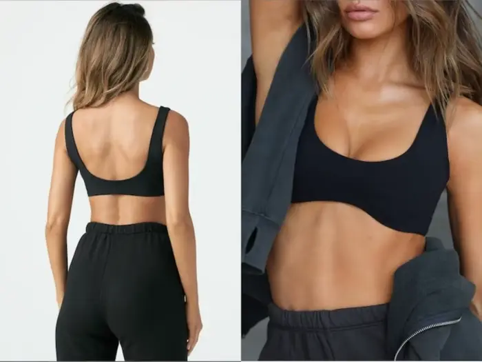 Soutien-gorge de yoga serré élastique respirant et anti-humidité semble nue yoga soutien-gorge