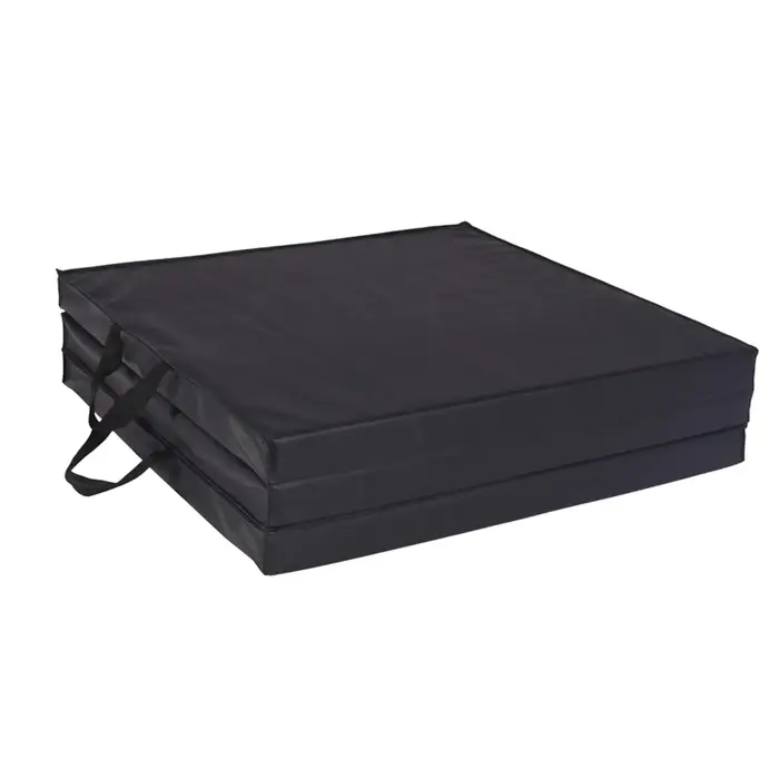 Tapis d'exercice pliable en trois parties, coussin épais pour salle de sport à domicile, idéal pour l'équilibre, les étirements, la gymnastique, l'extérieur, l'intérieur et le MMA.