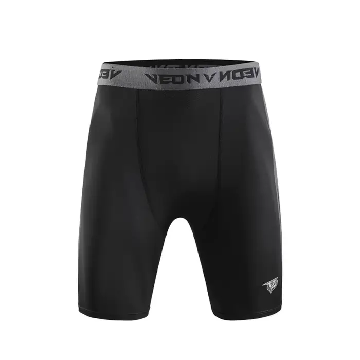 Noir Shorts de Compression Hommes Spandex Sport Shorts Athlétique Entraînement Running Performance B
