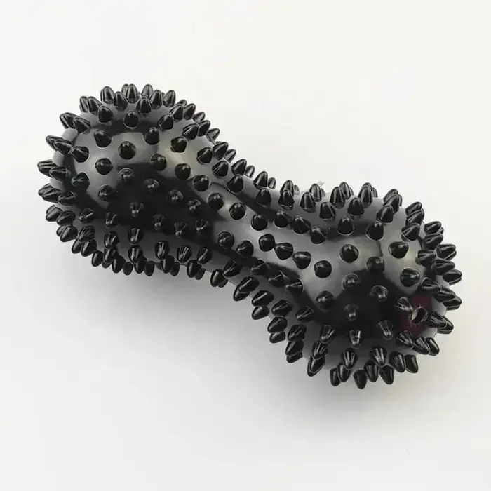 Boule de Massage aux cacahuètes colorée en PVC, 1 pièce, boule de Massage à pointes, douleur muscula