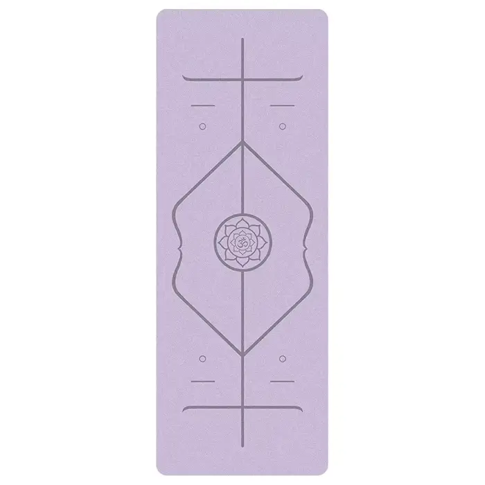 Tapis de yoga simple/double couleur Tapis d'exercice de fitness écologique