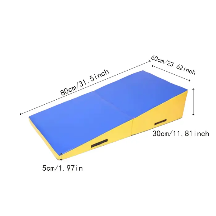 Équipement d'entraînement de gymnastique pliable, tapis de cale de gymnastique pour Yoga, entraînement des compétences, exercice de gymnastique, pom-pom girl