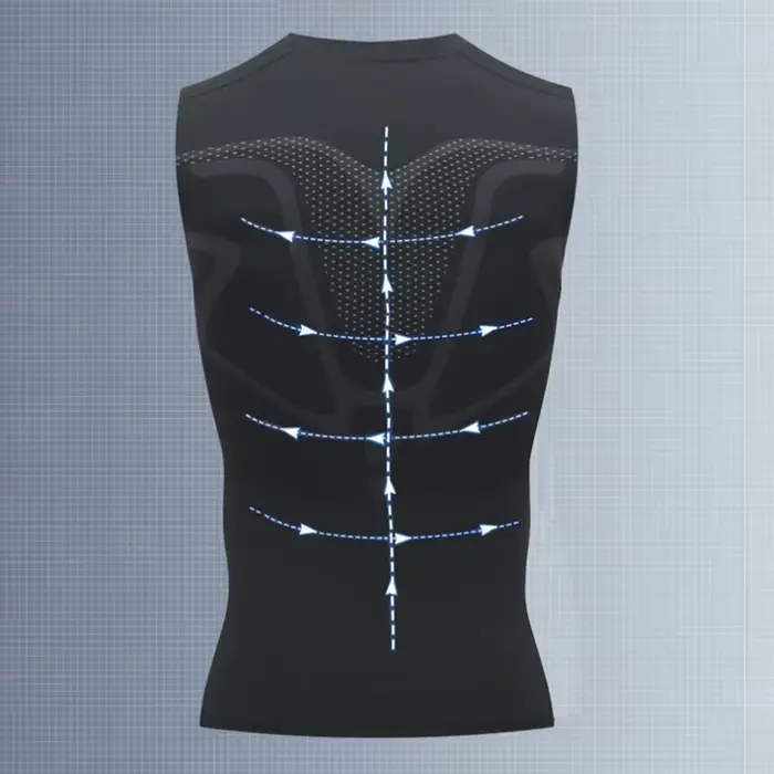 Débardeur de Compression pour hommes, chemise de gymnastique sans manches, vêtements de sport à séch