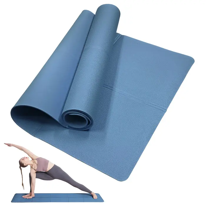 Tapis de yoga en mousse EVA confortable de 4 mm d'épaisseur