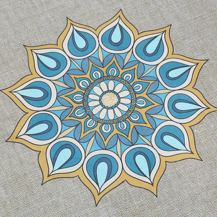 Tapis de yoga pliable biologique Surface de chanvre