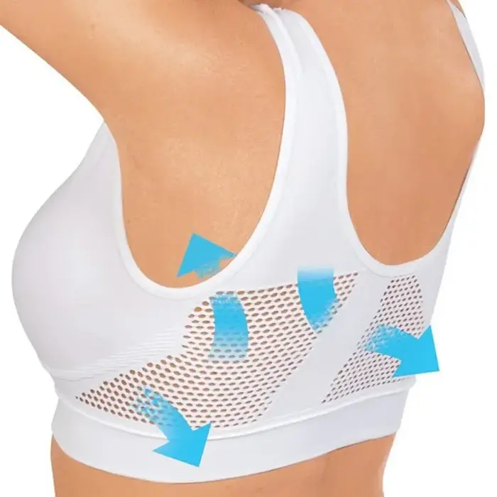 Soutien-gorge de sport respirant pour femmes, absorbant la sueur, coussinet antichoc, haut de sport,