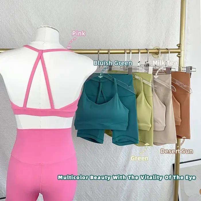 Ensemble short de Yoga 2 pièces pour femmes, survêtement, gilet de Yoga, short taille haute, séchage