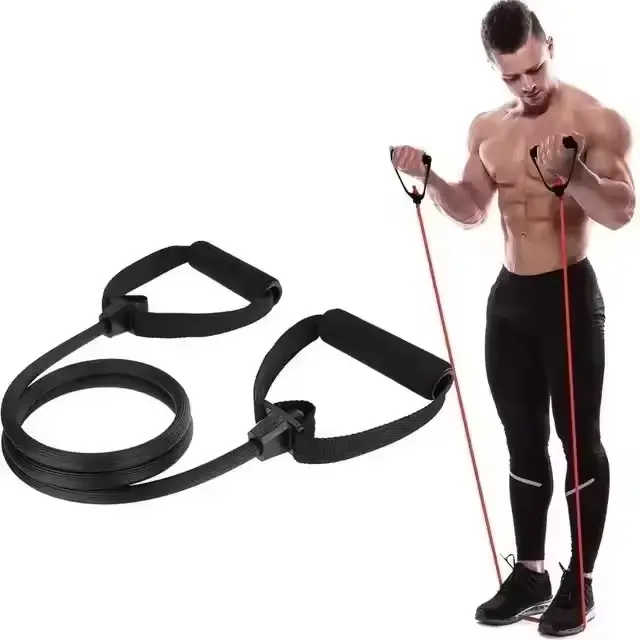 Barre de Pilates multifonctionnelle, barre de fitness combinée, corde de tension pour yoga et extens