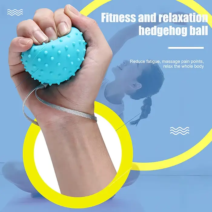 【Nice】Balle de massage ronde en silicone pour la relaxation musculaire et la rééducation