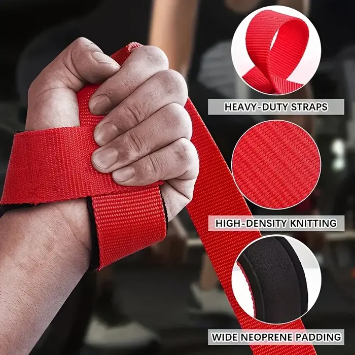 1 paire de sangles de protection pour poignets pour la musculation