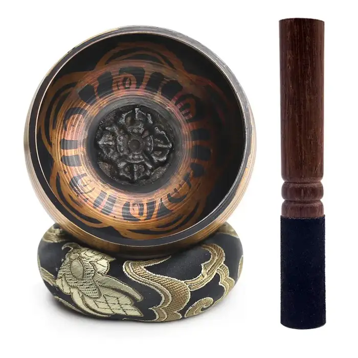 Ensemble de bols chantants tibétains, cadeau unique, comparateur pour la méditation, le yoga, la rel