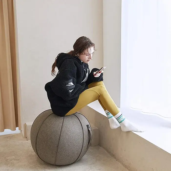 Balle d'exercice de yoga pour le bureau et la maison