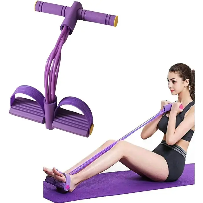 Bandes de Résistance Pilates Trois Couleurs avec Pédale