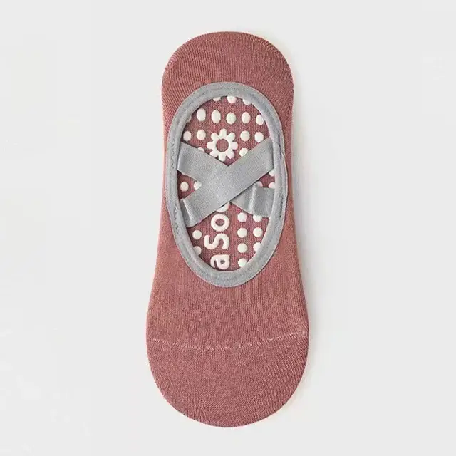 Chaussettes de Yoga respirantes à fond de serviette pour femmes