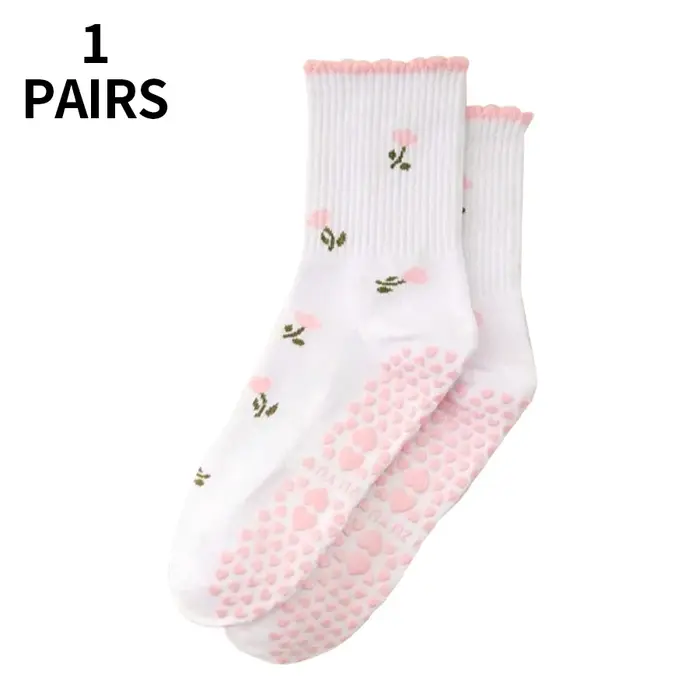 1/2/3/4/paires de chaussettes Pilates pour femmes