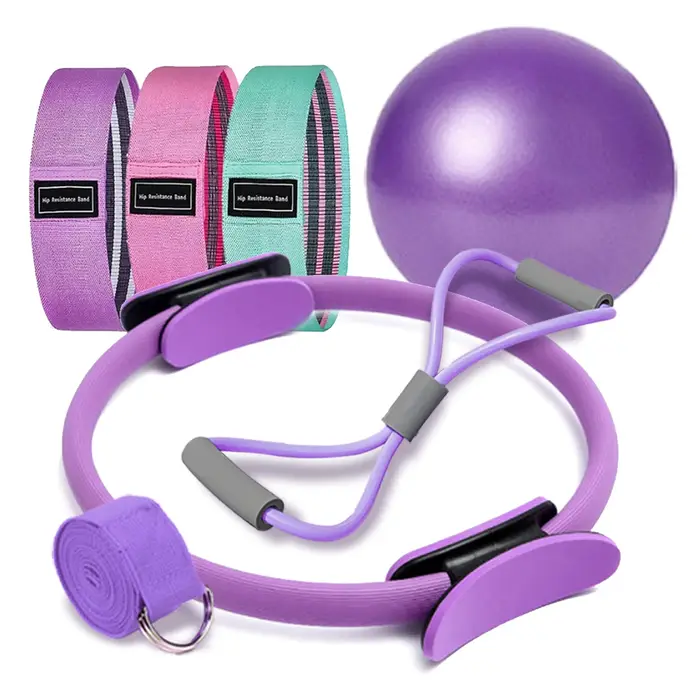 Ensemble de balles et d'anneaux de Pilates