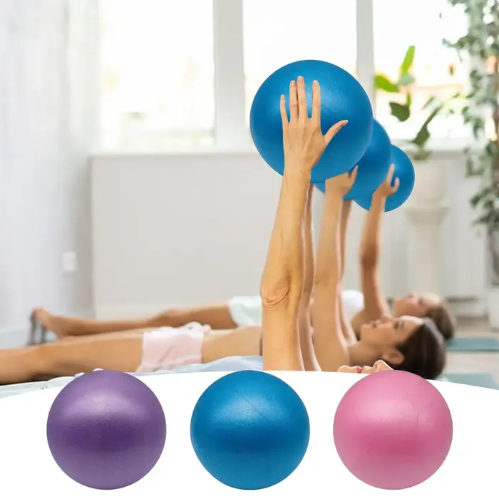 Petit ballon de yoga gonflable de 15 cm pour l'entraînement des cuisses