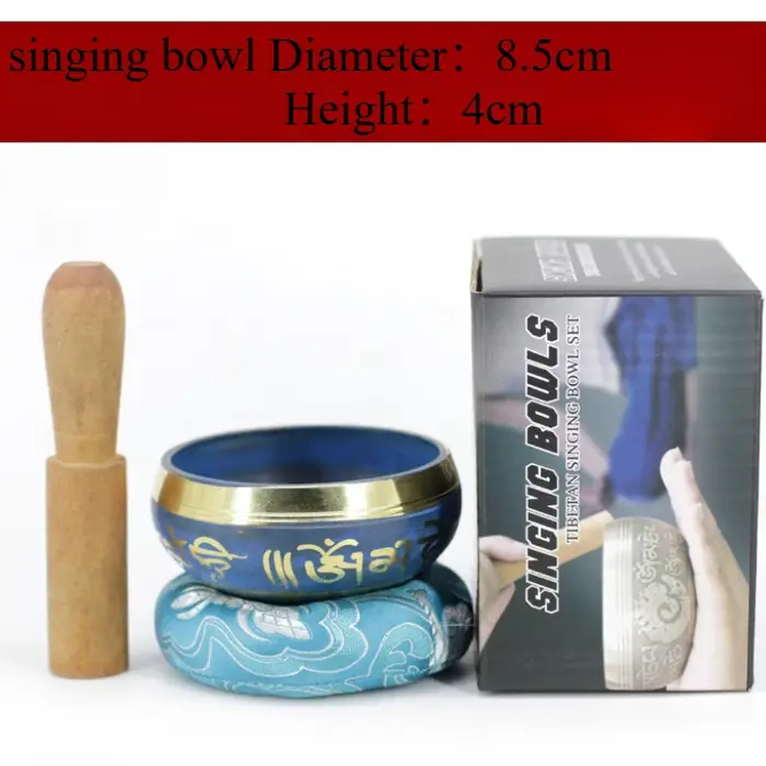 Bol chantant de méditation bols chantants du népal bol bouddhiste pleine conscience outils de guérison sonore instruments de musique à Percussion de Yoga
