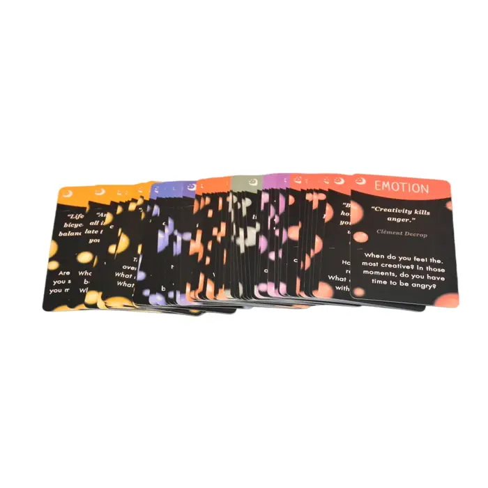 Cartes de méditation pleine conscience, 100 cartes pour l'auto-guérison et le soulagement du stress, cartes de méditation apaisantes émotionnellement, jeu de société pour la relaxation et le soulageme