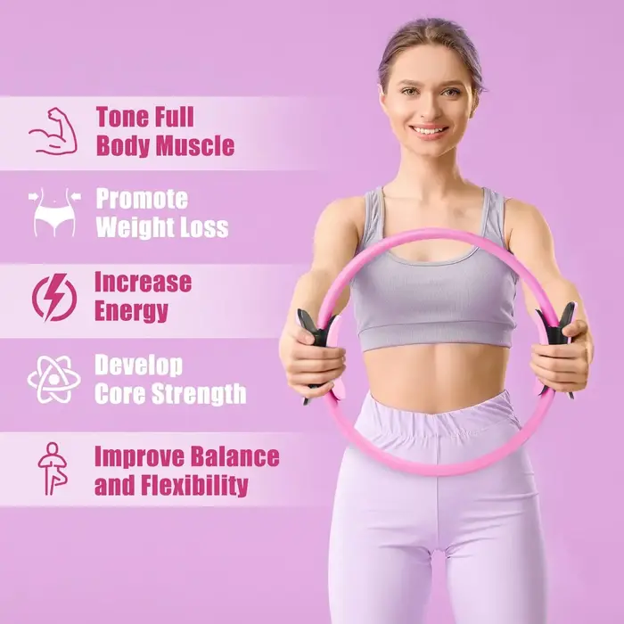 Anneau Pilates, cercle magique de Fitness pour tonifier les cuisses