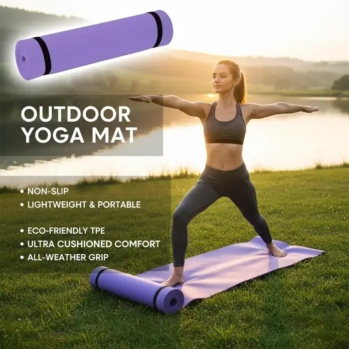 Tapis de yoga EVA antidérapant pour le sport et l'exercice
