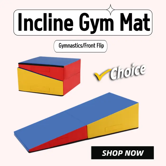 Équipement d'entraînement de gymnastique pliable, tapis de cale de gymnastique pour Yoga, entraînement des compétences, exercice de gymnastique, pom-pom girl