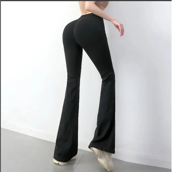 Leggings évasés pour femmes pantalons de Yoga gymnastique Fitness sport taille haute Fitness décontr