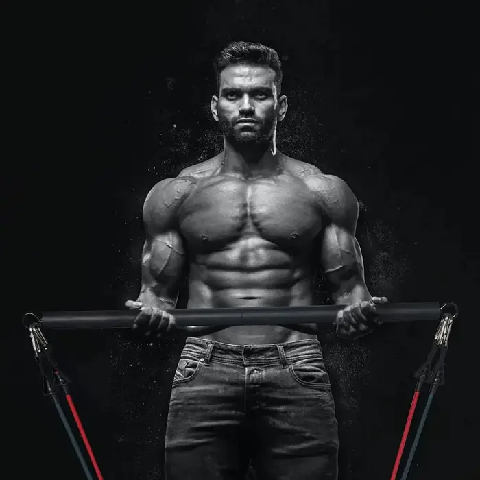 Ensemble de barres de résistance multifonctionnelles pour Pilates, outil de remise en forme pour le corps entier, idéal pour les squats et l'entraînement musculaire à domicile.