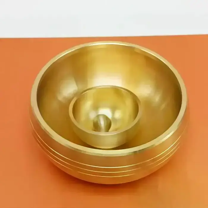 Bol chantant en laiton, sable, Yoga, méditation pour le son, guérison faite à la main, soulagement du Stress, Instrument de pleine conscience du bouddha