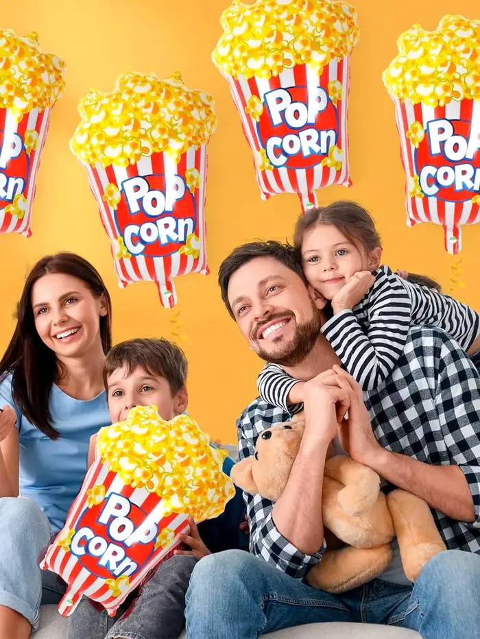 Ballons pop-corn 3/6 pièces