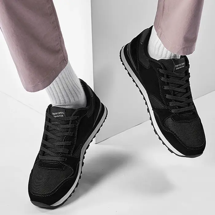 Respirant nouveaux hommes chaussures de marche en plein air Flexible unisexe chaussures de course an