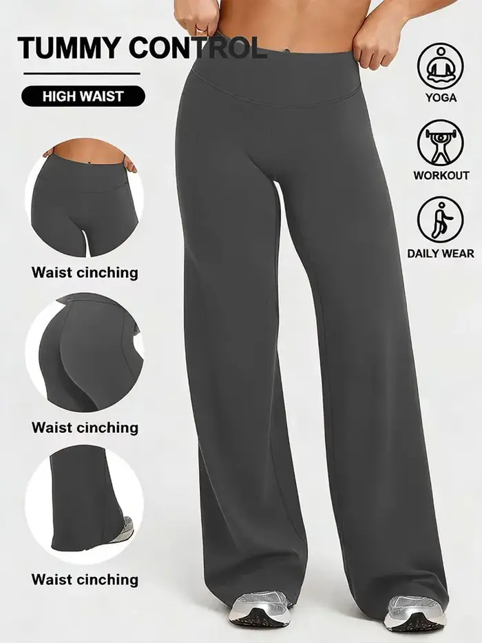 Pantalon de yoga taille haute pour femme
