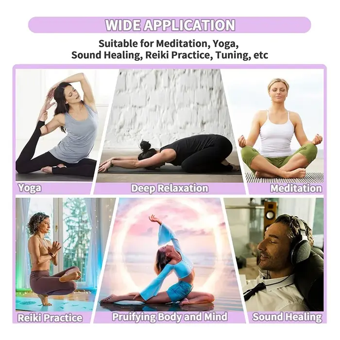 【Must-Haves】 Ensemble de diapasons de chakras, diapasons lestés à usage d'âme 7 chakras + 1 pour la