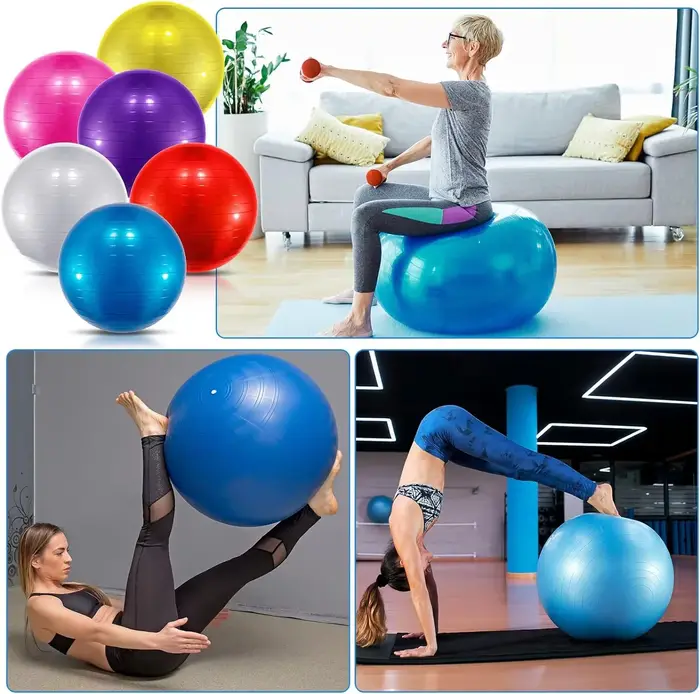 Grande balle de yoga gonflable