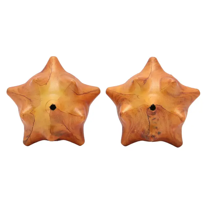 Balle de Énergie des Mains en Bois, 2 Pièces, Relaxante, Texture Spiky, Acupoint, Ikfor, Acupuncture