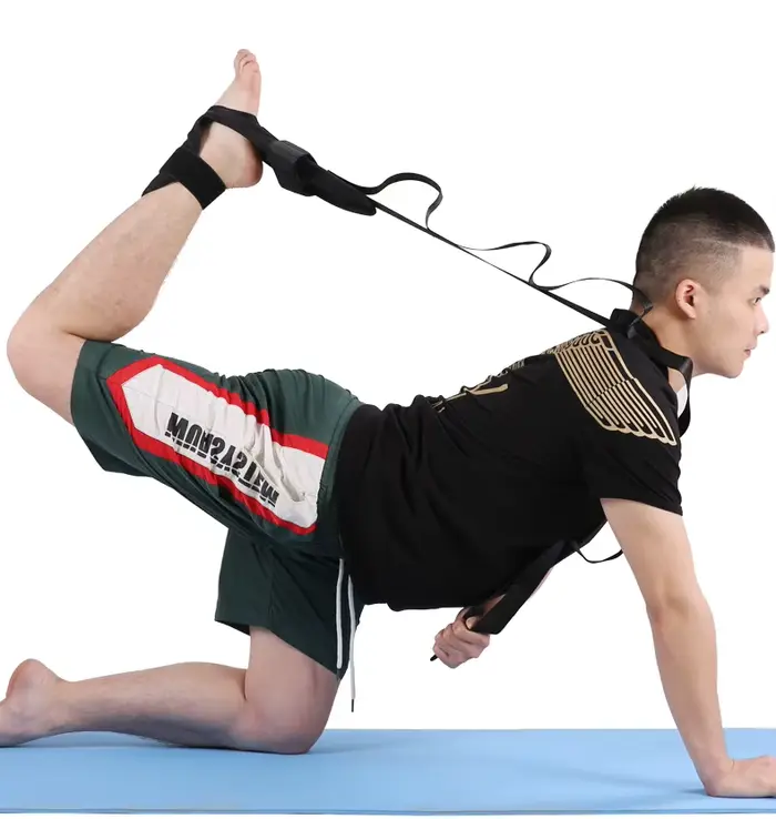 Sangle d'étirement de jambe de flexibilité de Yoga pour l'entraîneur de gymnastique de danse de joie