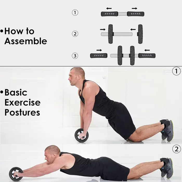 Rouleau Ab pour Machine d'exercice Abdominal
