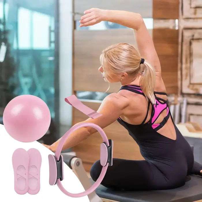 Ensemble de balles et d'anneaux de Pilates