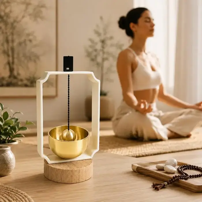 Carillon de Yoga, Son Apaisant, Bol Chantant pour la Pratique de la Méditation, Soulagement du Stress, Utilisation Spirituelle à Domicile
