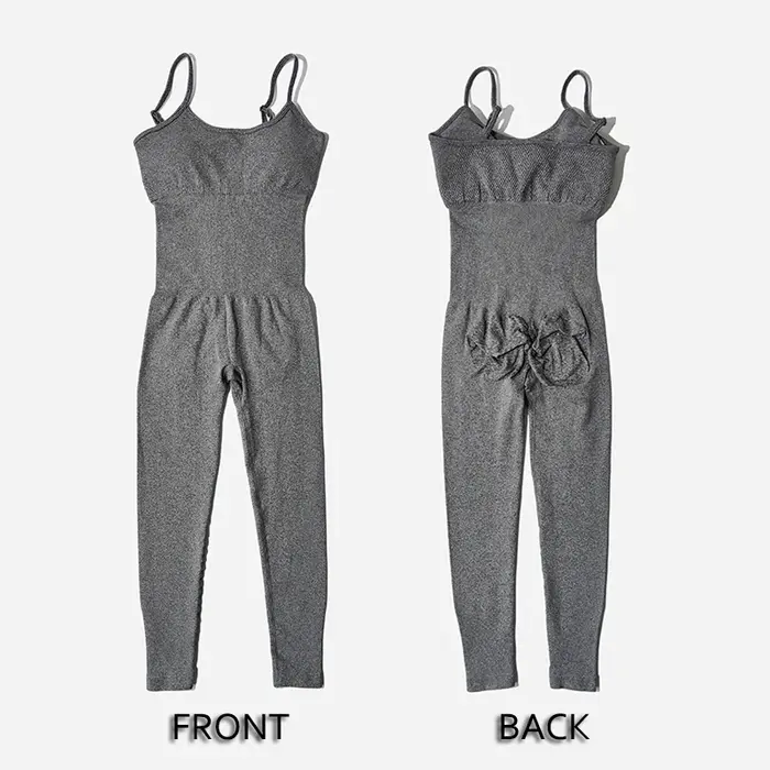 Ensemble de survêtement de yoga pour femme, combinaisons sans couture, barboteuses d'entraînement de