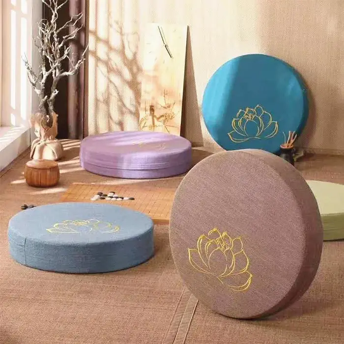 Coussin de méditation de Yoga de style japonais